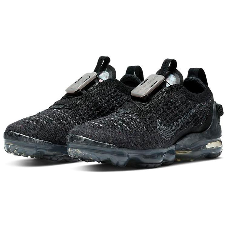 Ny Nike Air VaporMax 2020 Flyknit Svart Mørk Grå GS CJ4069-002