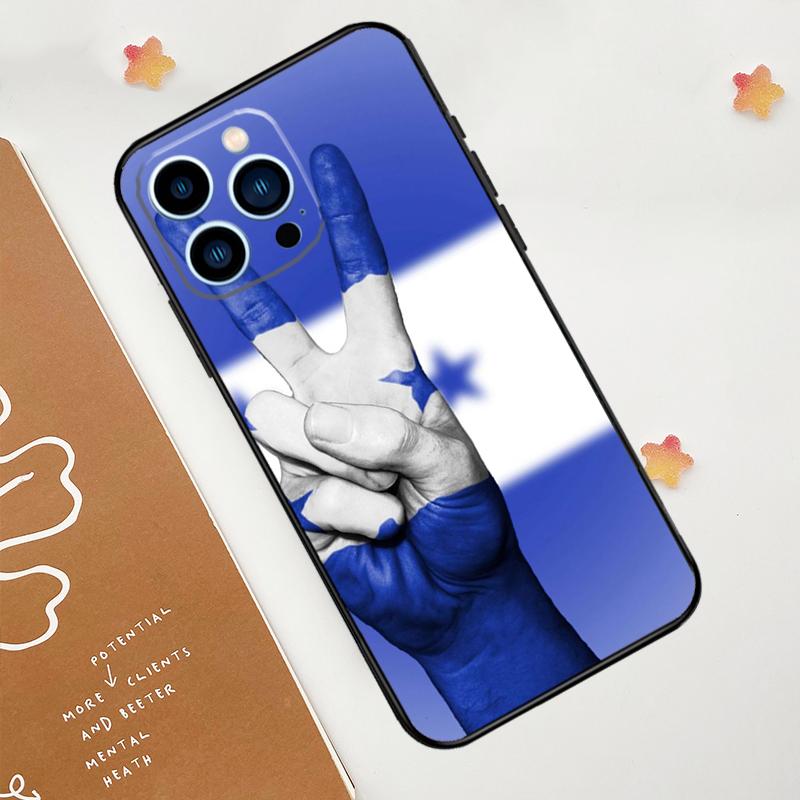 Honduras Flagge Handyhülle Für iPhone 15 16 14 13 12 11 Pro Max Mini Plus XS X XR Rückabdeckung
