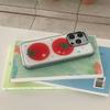 Ins niche retro cute tomato star Phone Case For iPhone 16E 15 14 13 12 11 Pro Max 7 8 Plus XR XS MAX Y2K Girl Cover