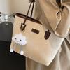 Simple Retro Tote Bag Women's 2025 New Fashionable Large-capacity Versatile Commuter Bag Casual Underarm Shoulder Bag