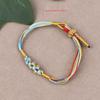 Ethnic Style Five-Color Handmade Dragon Boat Festival Bracelet – Versatile Couple Gift with Colorful Zongzi Charm