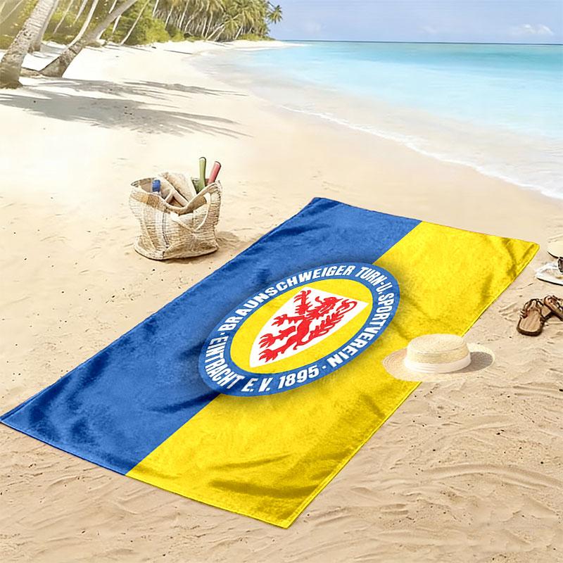 Eintracht Legacy Print Beach Towel, Large Soft Quick Dry Towel for Beach Camping Swimming