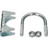 Colliers de serrage pour tuyau d'échappement - KOTARBAU - Lot de 2 - 42 mm - Acier galvanisé - Argent