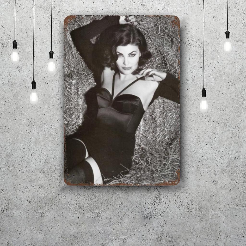 Sherilyn Fenn Retro Vintage Tin Sign Poster Decorative Plaque Metal Plate Wall Decor