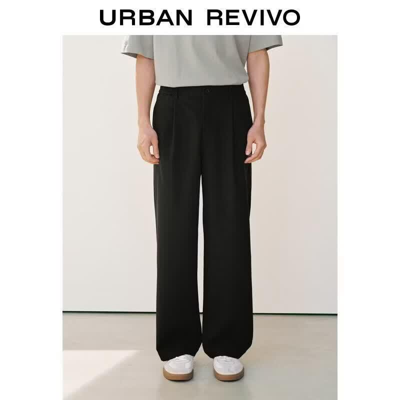 UR Men s Pleated Straight-Leg Commuter Pants 30