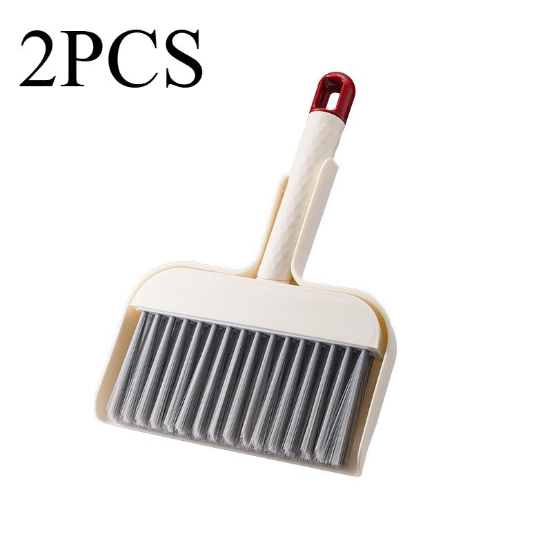 Creative Desktop Mini Broom and Dustpan Set - Windowsill Gap Brush, Computer Keyboard Brush, Hamster Pet Cleaning Tool