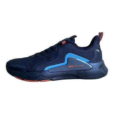 Comfortable Retro Shock Absorbing Durable Low Top Training Shoes Men Sneakers Black Blue 112347783-3