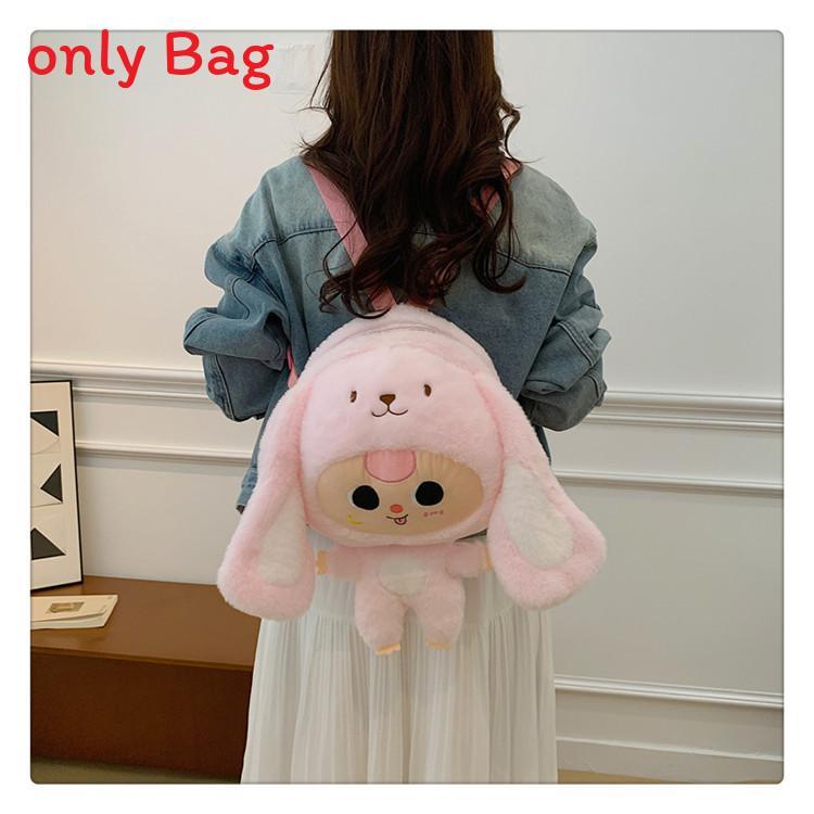 Babythree Elefant Søt Rev Panda Kanin Dyrekostyme Tegneserie Plysj Ryggsekk