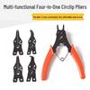 Nai Duo 4-in-1 Convertible Circlip Pliers