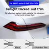 For BMW 5 Series I5 G60 2024-2026 Car Tail Light Blackening Decorative Strip Darth Vader Sticker Appearance Accessory