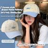 Face Slimming Girls Baseball Cap 56cm-60cm Head Circumference Embroidered Cap  Daily Wear