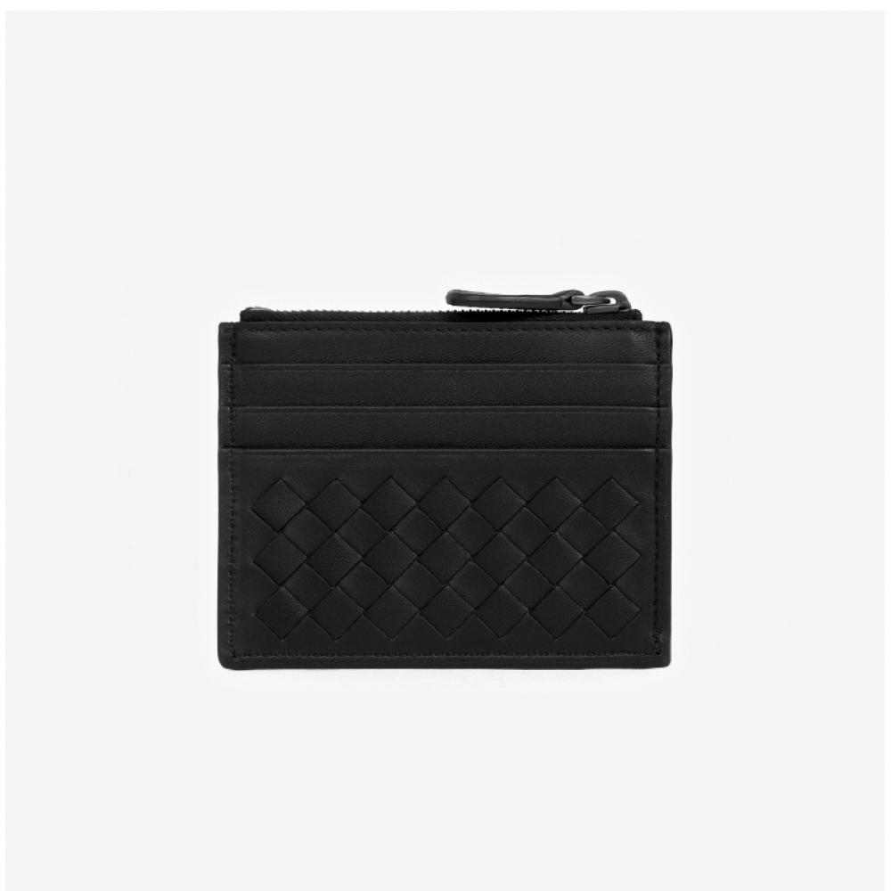 Bottega Veneta Portcard cu fermoar împletit 367004 V3un1 1275