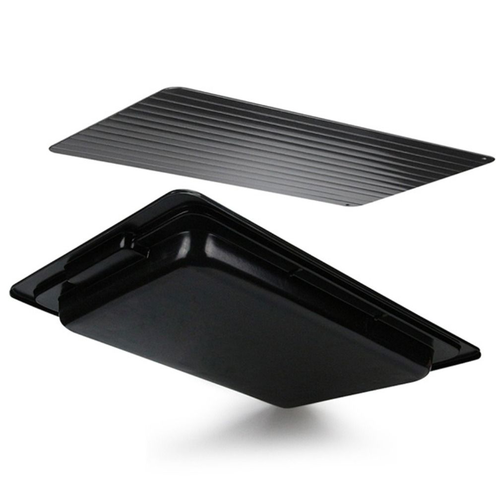 Aluminum Fast Defrosting Tray Rectangular Meat Thaw Frozen Board Practical Thawing Plate  Poultry