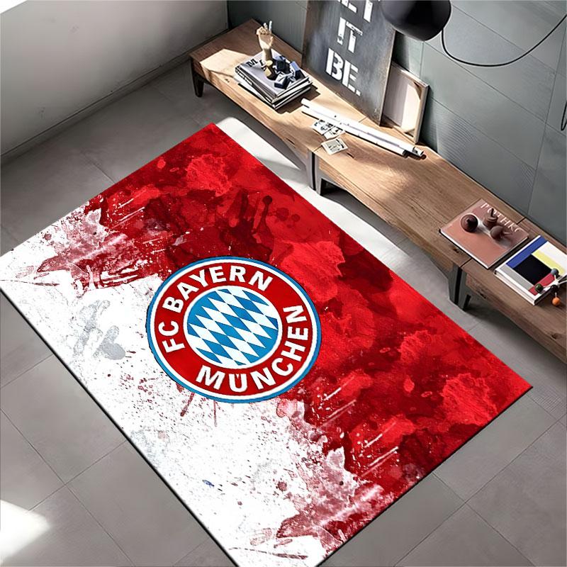 FC Bayern München Logo Carpet Suitable As a Non-slip Mat for the Living Room or Bedroom Sofa