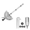 Miter Gauge Table Saw/Router Sawing Assembly Ruler for Table Saw 450mm Long Wood Working Saw Tool