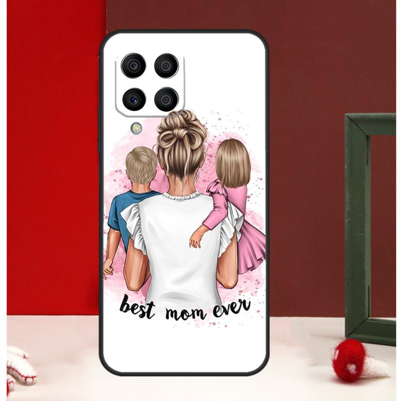 Baby Mama Dochter Meisje Zoon Papa Hoesje Voor Samsung Galaxy M12 M32 M52 M06 M16 M36 M56 M33 M15 M55 M31 M13 M14 M53 M35 M34 M54