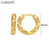 925 Silver Ear Needle Simple 10/15/25mm Hoop Earrings for Women Round Dangle Gold Earrings Fashion Korean Jewelry