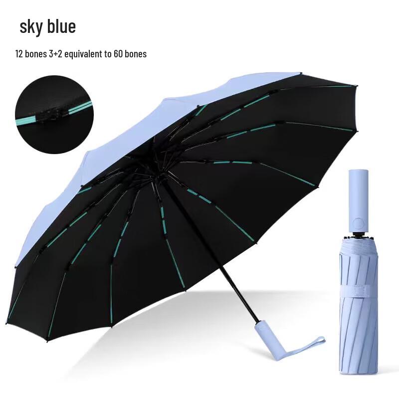 Zhuopu Automatic Windproof Sun Protection Umbrella