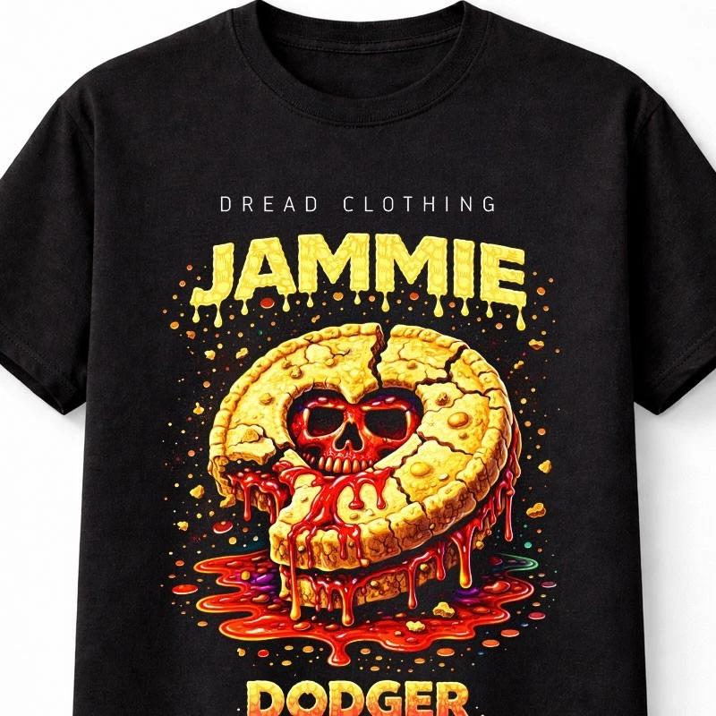 Jammie Dodger Skull Horror Biscuit Graphic Unisex TShirt S