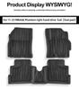 Eco-Friendly TPE Floor Mats for Mitsubishi Mirage Models 2011-2023, Including Trunk Mat 