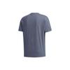 Adidas Sports Style Round Neck Short Sleeve T-Shirt Men Tops Trace-Blue FM9350