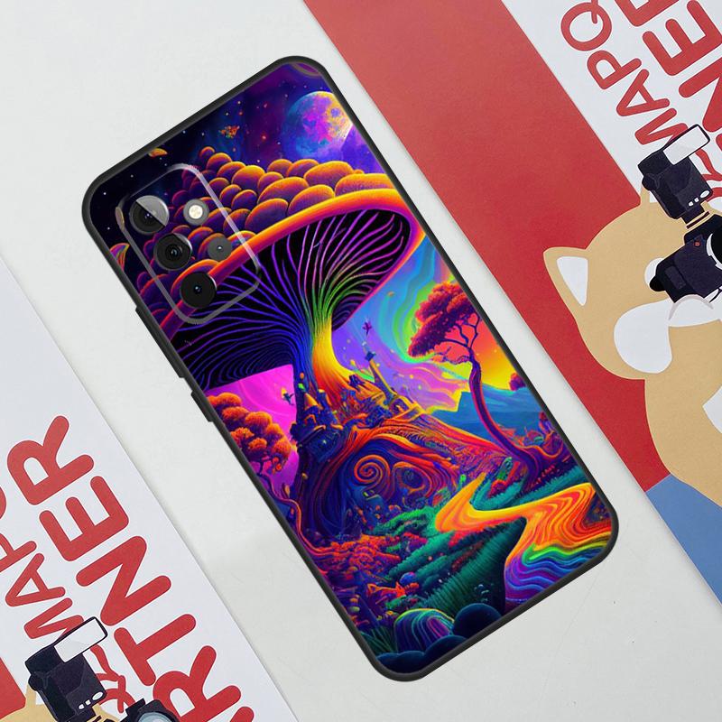 Weird Trippy Mushroom Case For Samsung Galaxy A34 A54 A14 A56 A36 A16 A06 A13 A53 A12 A22 A32 A52 A35 A17 A15 A55