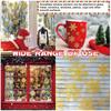 6 Glass Window Window Stickers Snowflake Glitter Christmas Decoration Window Stickers Static Christmas Window Stickers