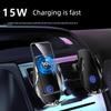 Car Wireless Charging Phone Holder with Snap-On X-Sensor Electric Opening and Closing Car Mount for Navigation Phone