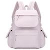 Sac à dos de couleur unie Léger Grande capacité pour unisexe