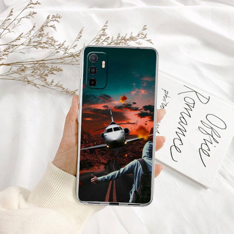 Airplane Aesthetic Art Case for Motorola E13 E15 E20 E22 E22I E22S E30 E32 E40 E7 E7I G Plus Power Play Stylus G22 G14