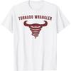 CAAGtxDKOP Tornado Wrangler Funny Design T-Shirt