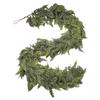 180/270CM Artificial Pine Needle Garland UV Resistant Christmas Norfolk Pine Rattan Fake Greenery Vine Mantle Porch Indoor Outdoor Decoration