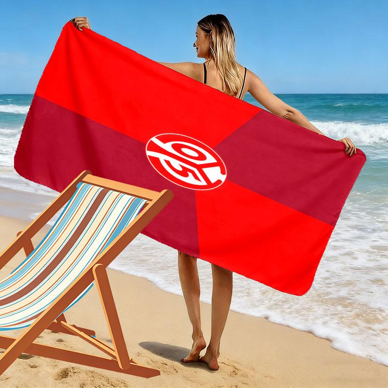 Mainz Roots Print Beach Towel, Large Soft Quick Dry Towel for Beach Camping Swimming