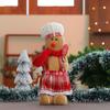 Christmas Retractable Biscuit Doll Christmas Couple Doll Pose for A Gift