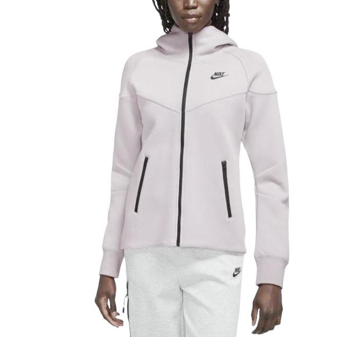 Nike Hooded Zipper Design Raglan Long Sleeve Jacket Women Jacket Pink FB8339-019