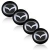 4 Stück Autoemblem Felgen Nabenkappen Autozubehör Für Mazda 3 6 CX5 2 CX3 CX9 MX5 RX8 Axela Demio MS CX5 2 Axela Demio Atenza MS GJI GH BK MP
