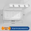 Type 86 Waterproof Self-Adhesive Switch Cover, Splash-Proof Box for Bathroom