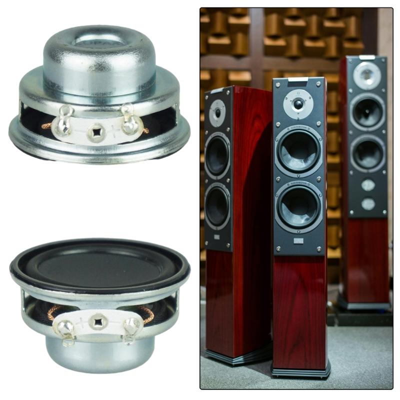 2Pcs 36mm 4Ohm 3W Full Ranges Speakers Stereo Woofer Loudspeaker Round Shape Replacement Loudspeaker Magnetic Speakers
