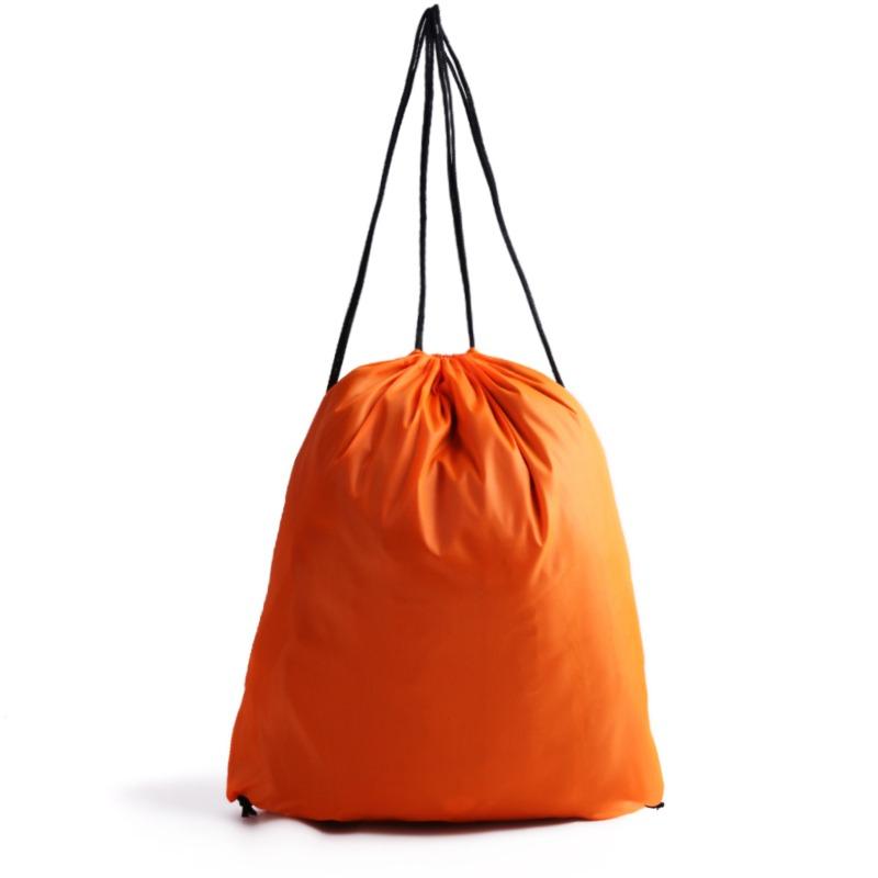 

Lightweight Solid Color Portable Travel Bundle Pocket Shoe Dust Bag Waterproof Drawstring Gym Bag Rucksack For Women Men One Size