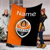 Personalized Custom Name Blanket - FC Shakhtar Donetsk Print Design,Blanket for Sofa,Bed,Travel,Camping - Soft and Warm, Great Gift