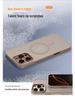Compatible iPhone 15 Pro/16 Pro Max Magnetic Transparent Matte Protective Case