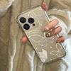 Gold Butterfly Phone Case For iPhone 17 16 15 11 13 12 14 Pro Max 16e Air 7 8 Plus XR Soft TPU Transparent Cover
