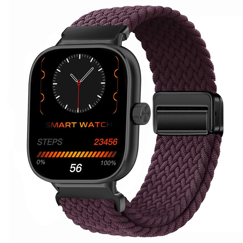 Magnetic Loop for Xiaomi Redmi Watch 4 5 Strap Adjustable Braided Sport Nylon Replacement correa bracelet Miband 8pro 9pro band