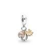 New Original Alloy Bead Red Lucky Ladybug Clover Daisy Flower Charm Fit Bracelet Bangle Diy Women Jewelry Dropship