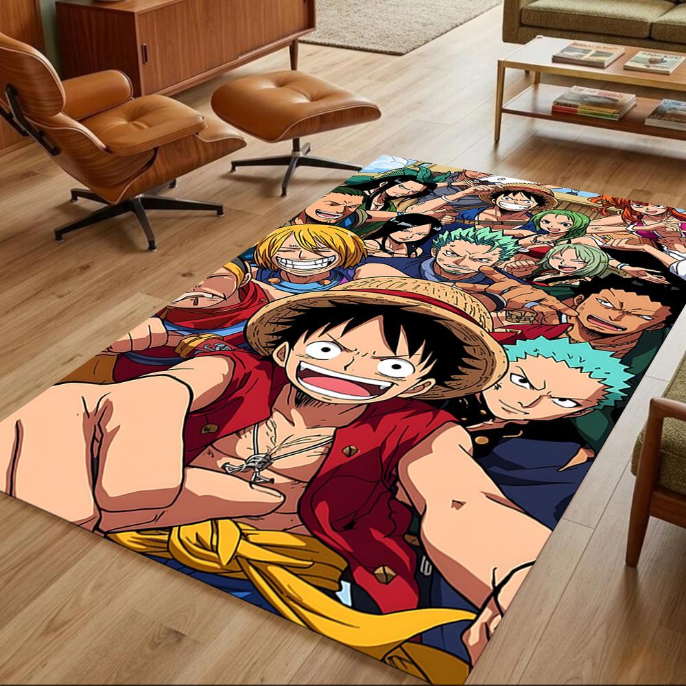 One Piece Adventure Journey Non-Slip Home Carpet Design for Office Decor Living Room Gift