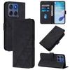 For Motorola Edge (2025) 5G/Motorola Edge 60 Fusion 5G Leather Case with Hand Strap Wallet Stand Phone Cover