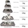 Luxury Removable Waterproof Cat Nest Soft High Rebound Scratch Resistant Wear-resistant All Seasons Square Dog Bed Hundezubehör
