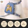 Cat and Small Dog Leash Anti-slip Adjustable Backpack Style for All Seasons Cat and Dog Walking Rope Household leashPet Supplies