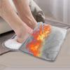 Double-Side Heated Foot Warming Mat 2 In 1 Foot Heating Cushion Electric Foot Heating Pad  Office