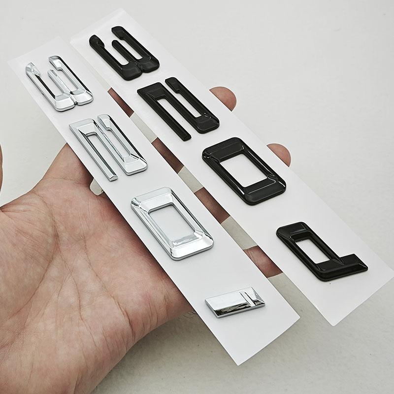 3D ABS Car Letters Logo 320d 320i Rear Trunk Badge Sticker Decals For BMW 320d 320i G20 F30 E90 Auto Exterior Accessories EJ3